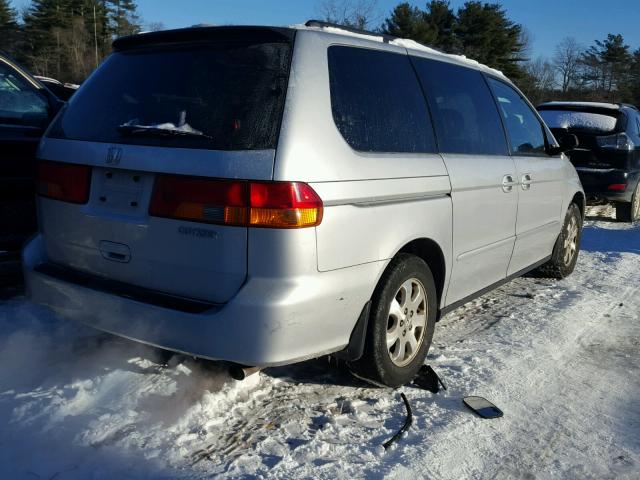 5FNRL18703B080363 - 2003 HONDA ODYSSEY EX SILVER photo 4