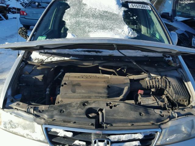 5FNRL18703B080363 - 2003 HONDA ODYSSEY EX SILVER photo 7