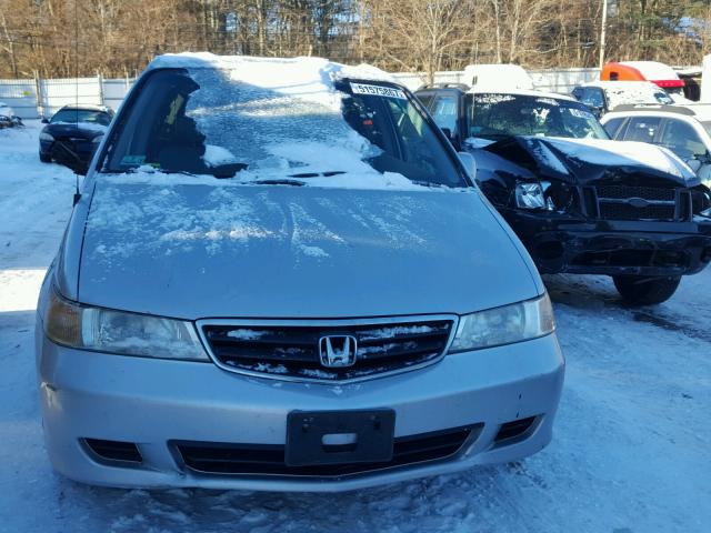 5FNRL18703B080363 - 2003 HONDA ODYSSEY EX SILVER photo 9