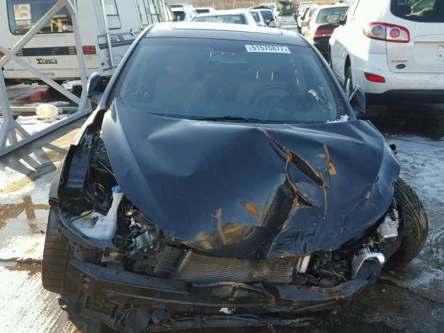 KMHDH4AE0EU088538 - 2014 HYUNDAI ELANTRA SE BLACK photo 7