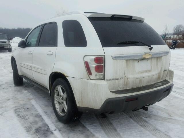 2CNDL73F956015964 - 2005 CHEVROLET EQUINOX LT WHITE photo 3