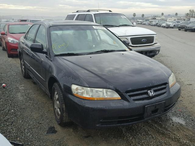 1HGCG66802A099667 - 2002 HONDA ACCORD EX BLACK photo 1