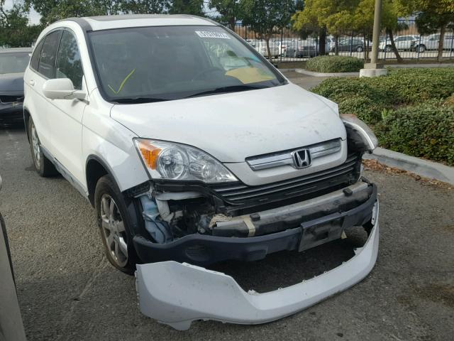 JHLRE38768C053651 - 2008 HONDA CR-V EXL WHITE photo 1