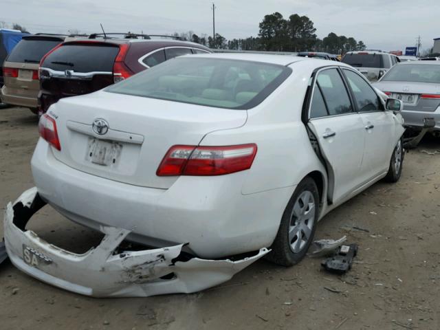 4T1BE46K18U793030 - 2008 TOYOTA CAMRY CE WHITE photo 4