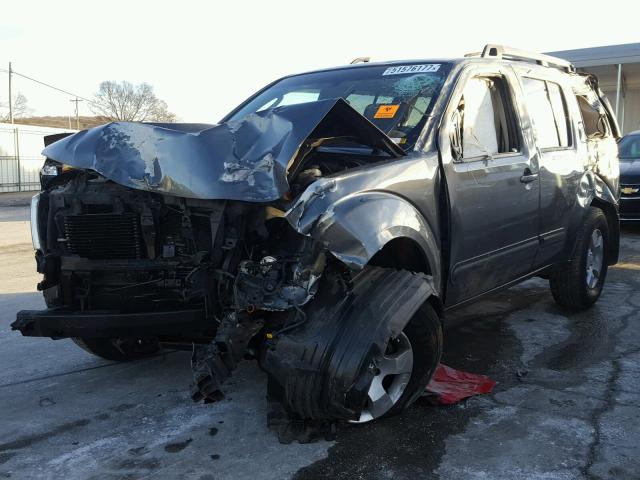 5N1AR18U57C633329 - 2007 NISSAN PATHFINDER GRAY photo 9