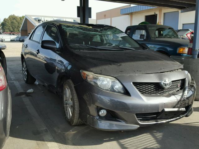 1NXBU40E49Z117601 - 2009 TOYOTA COROLLA BA GRAY photo 1