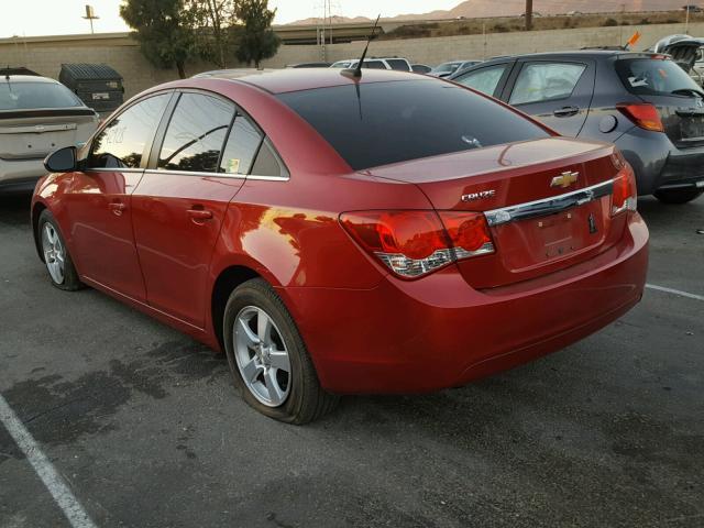 1G1PC5SB3E7207314 - 2014 CHEVROLET CRUZE LT RED photo 3