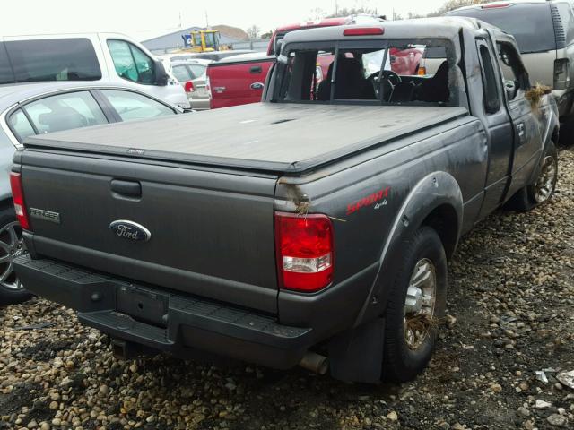 1FTZR45E69PA38491 - 2009 FORD RANGER SUP GRAY photo 4