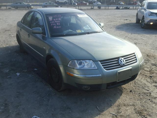 WVWPD63B82P355933 - 2002 VOLKSWAGEN PASSAT GLS BLACK photo 1