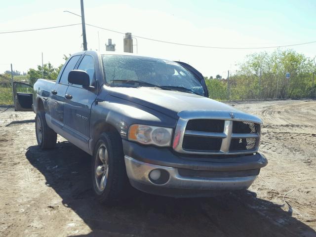 1D7HA18D94S771845 - 2004 DODGE RAM 1500 S GRAY photo 1