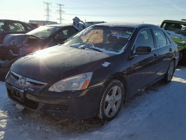 1HGCM56386A059396 - 2006 HONDA ACCORD SE BLACK photo 2