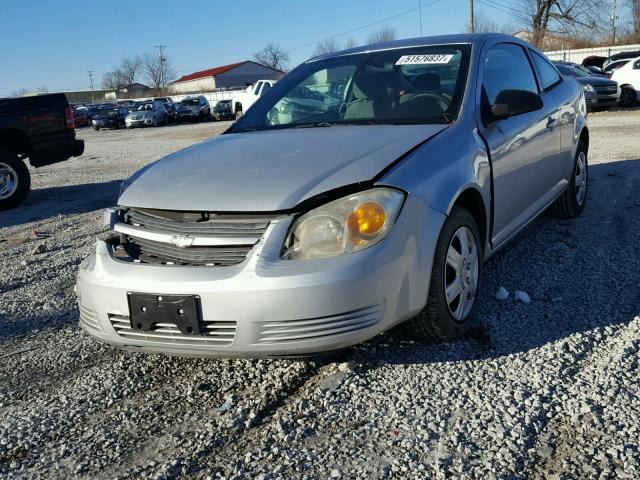 1G1AK15F177309228 - 2007 CHEVROLET COBALT LS SILVER photo 2