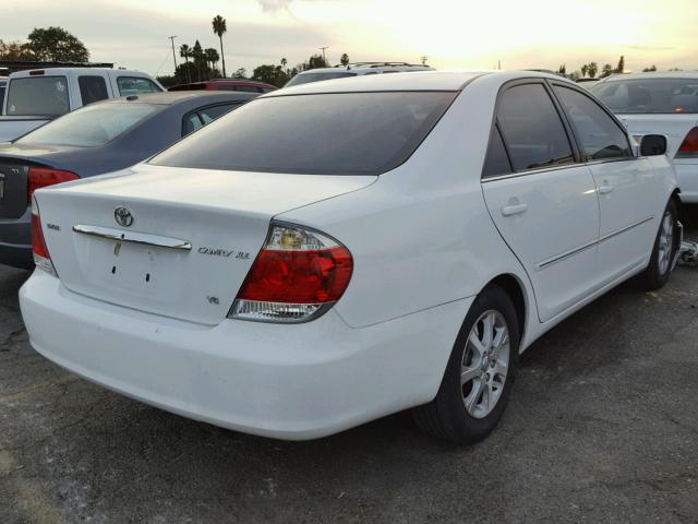 4T1BF30K45U620145 - 2005 TOYOTA CAMRY LE WHITE photo 4