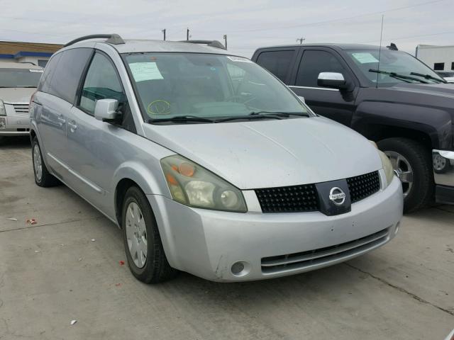 5N1BV28U35N105764 - 2005 NISSAN QUEST S SILVER photo 1