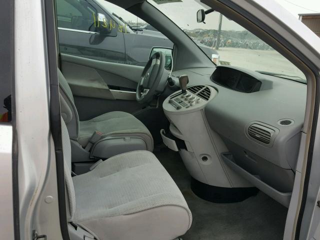 5N1BV28U35N105764 - 2005 NISSAN QUEST S SILVER photo 5