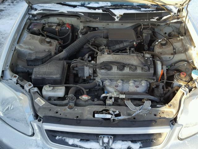 2HGEJ642XYH102304 - 2000 HONDA CIVIC CX SILVER photo 7