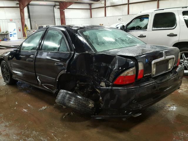 1LNHM87A35Y620088 - 2005 LINCOLN LS BLACK photo 3