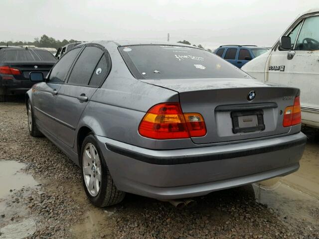 WBAET37493NJ37904 - 2003 BMW 325 I GRAY photo 3