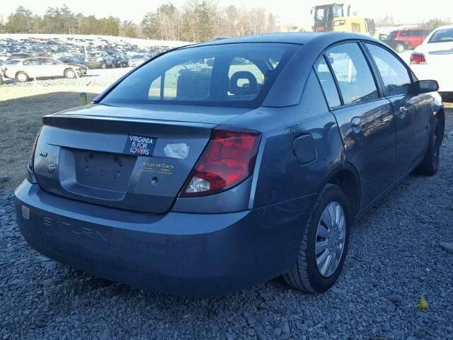 1G8AJ54F64Z160604 - 2004 SATURN ION LEVEL BLUE photo 4