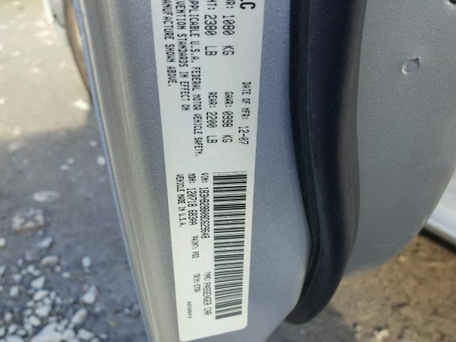 1B3HB28B08D629648 - 2008 DODGE CALIBER SILVER photo 10