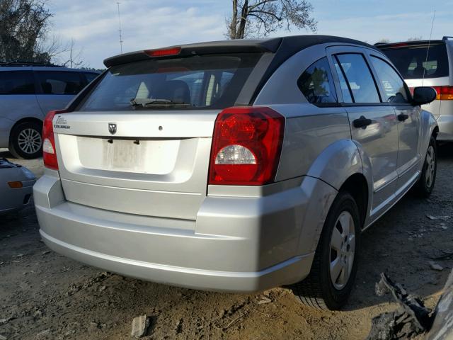 1B3HB28B08D629648 - 2008 DODGE CALIBER SILVER photo 4