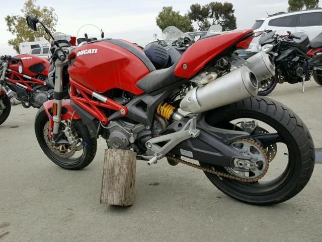 ZDM1RADN79B013176 - 2009 DUCATI MONSTER 69 RED photo 3