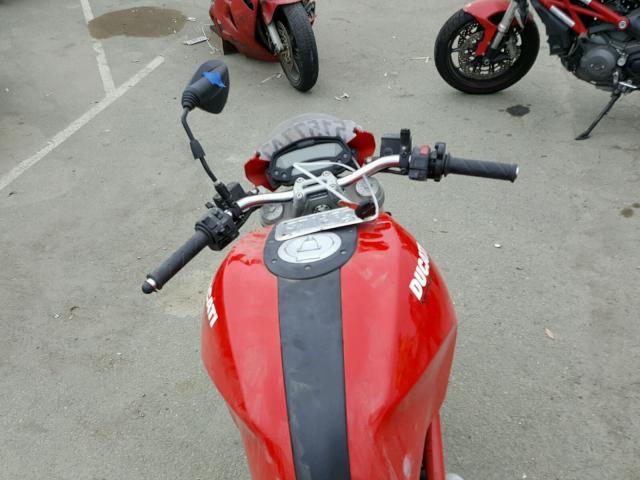 ZDM1RADN79B013176 - 2009 DUCATI MONSTER 69 RED photo 5