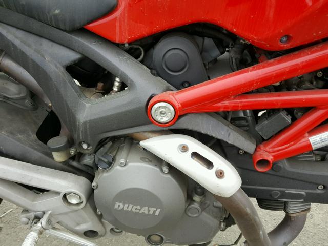 ZDM1RADN79B013176 - 2009 DUCATI MONSTER 69 RED photo 7