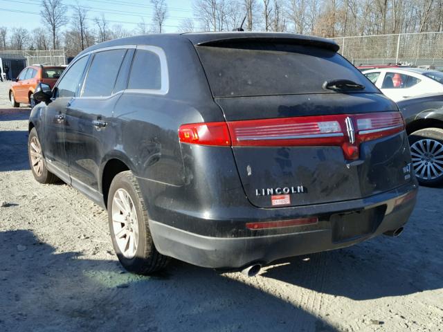 2LMHJ5NK7EBL53848 - 2014 LINCOLN MKT BLACK photo 3