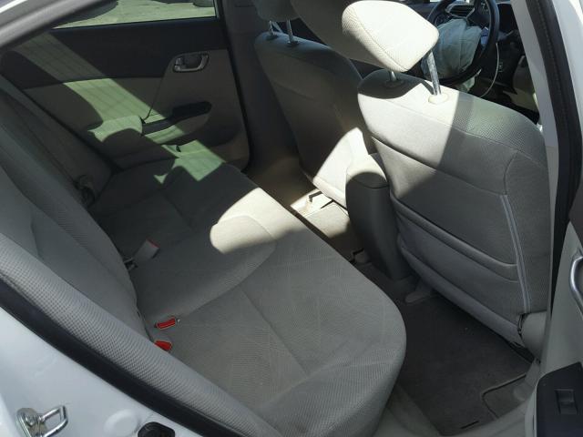 19XFB2F84CE352006 - 2012 HONDA CIVIC EX Beyaz fotoğraf 6