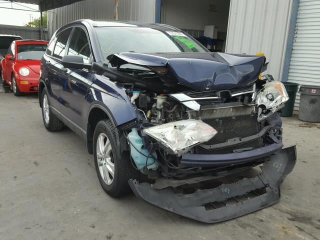 5J6RE3H55AL048839 - 2010 HONDA CR-V EX BLUE photo 1