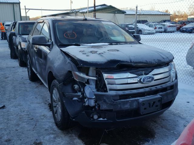 2FMDK38C28BA99857 - 2008 FORD EDGE SEL BLACK photo 1