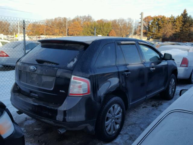 2FMDK38C28BA99857 - 2008 FORD EDGE SEL BLACK photo 4