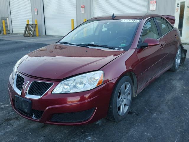 1G2ZA5E05A4105979 - 2010 PONTIAC G6 MAROON photo 2