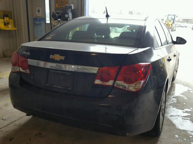 1G1PC5SH2C7139329 - 2012 CHEVROLET CRUZE LS BLACK photo 4