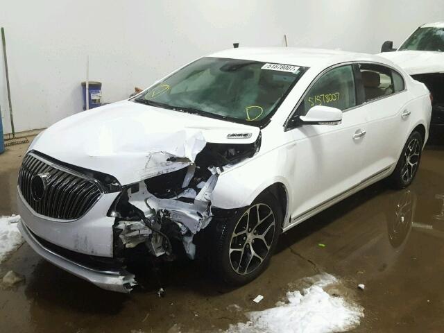 1G4G45G35GF176349 - 2016 BUICK LACROSSE S WHITE photo 2