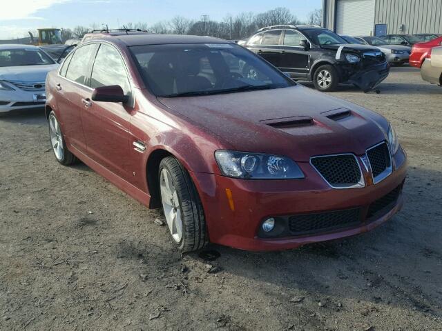 6G2EC57Y99L214459 - 2009 PONTIAC G8 GT RED photo 1