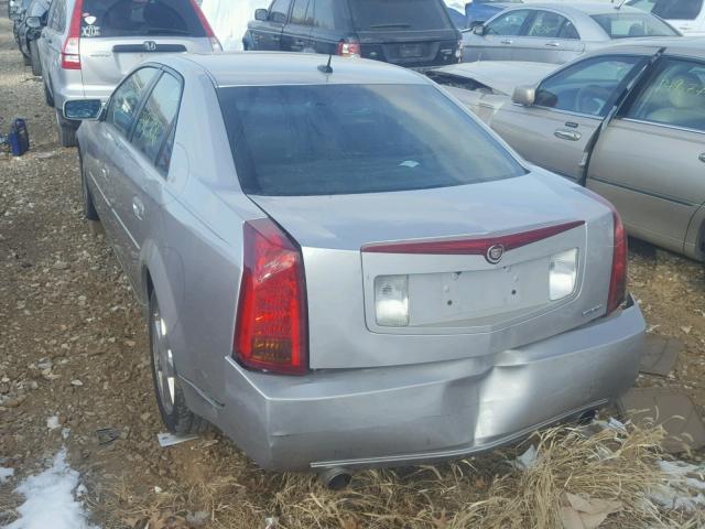 1G6DP567450130940 - 2005 CADILLAC CTS HI FEA SILVER photo 3