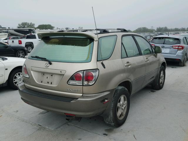 JTJHF10U710175340 - 2001 LEXUS RX 300 GOLD photo 4