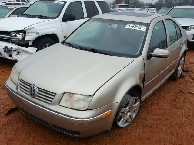 3VWSE69MX4M084685 - 2004 VOLKSWAGEN JETTA GLS TAN photo 2