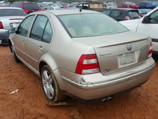 3VWSE69MX4M084685 - 2004 VOLKSWAGEN JETTA GLS TAN photo 3