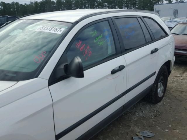 2A8GM48L37R112972 - 2007 CHRYSLER PACIFICA თეთრი ფოტო 9