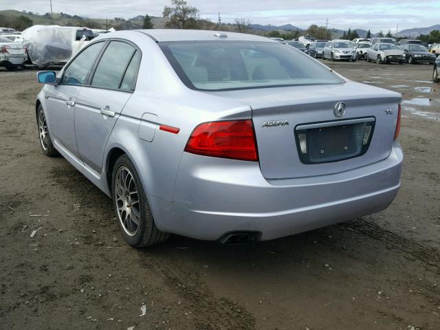 19UUA662X5A001816 - 2005 ACURA TL SILVER photo 3