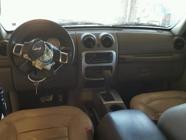 1J4GK58K14W225634 - 2004 JEEP LIBERTY LI BLUE photo 9