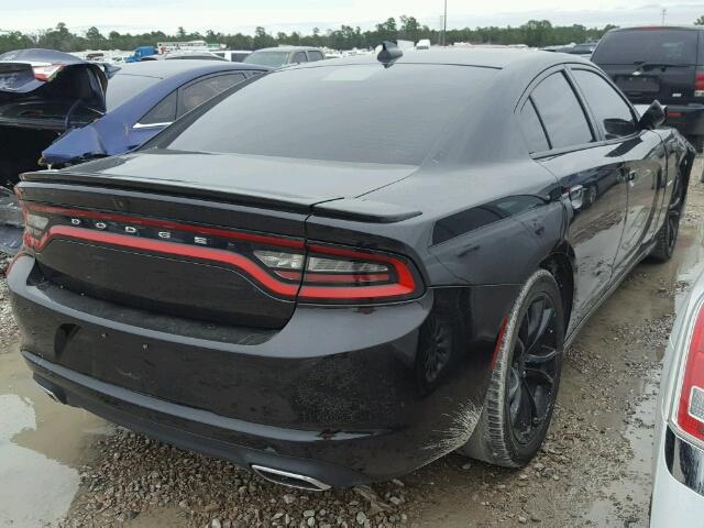 2C3CDXCT0FH827229 - 2015 DODGE CHARGER R/ BLACK photo 4