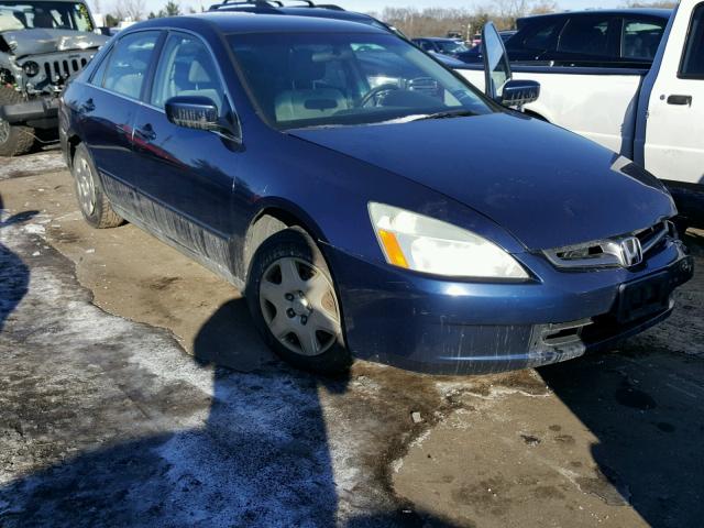 1HGCM55425A110691 - 2005 HONDA ACCORD LX BLUE photo 1