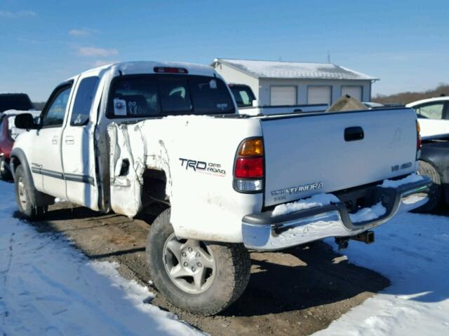 5TBBT4418YS065383 - 2000 TOYOTA TUNDRA ACC WHITE photo 3