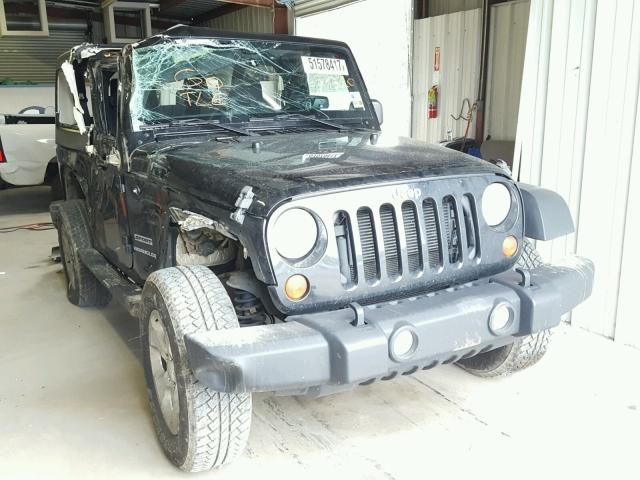 1C4AJWAG3DL654320 - 2013 JEEP WRANGLER S BLACK photo 1