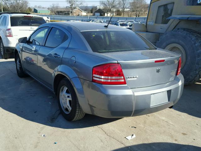 1B3LC46B59N519437 - 2009 DODGE AVENGER SE SILVER photo 3