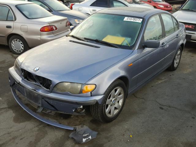 WBAET37412NG70086 - 2002 BMW 325 I BLUE photo 2